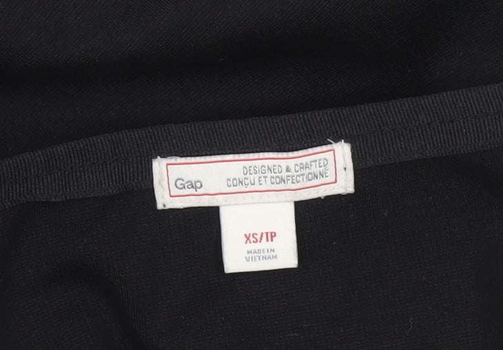 Gap Women's Black Midi Skirt XS Nylon Blend