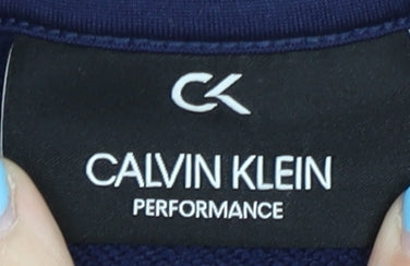 Calvin Klein Men's Blue Pullover Sweatshirt S