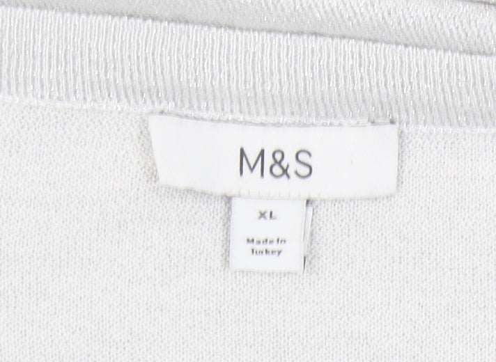 Marks and Spencer Women's Ivory XL Jumper