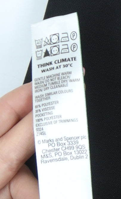 Marks and Spencer Boys Black Dress Pants 15 Years