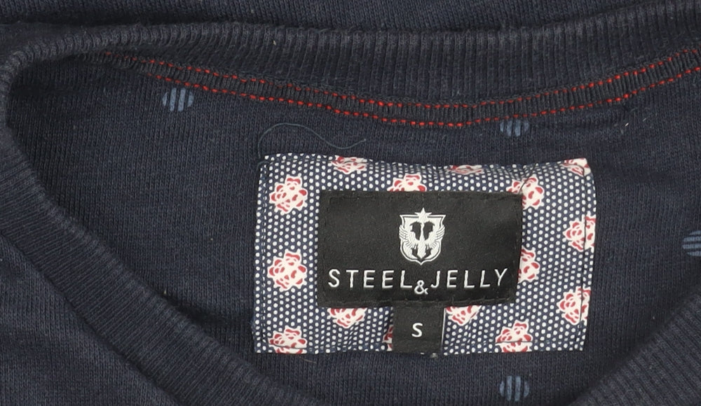 Steel & Jelly Men's Blue Small Pullover Sweatshirt