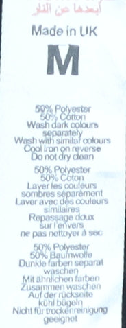 boohooMAN Men's Black Pullover Hoodie M