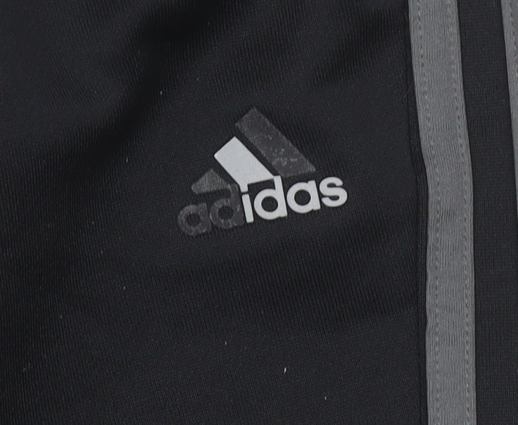 Adidas Boys Black Jogger Trousers 4 Years