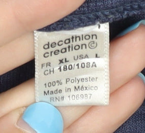 Decathlon Men's Blue Basic T-Shirt L