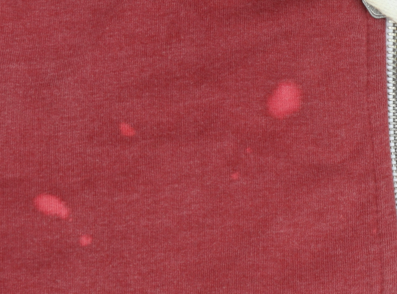 Superdry Men's Red Full Zip Hoodie - Medium