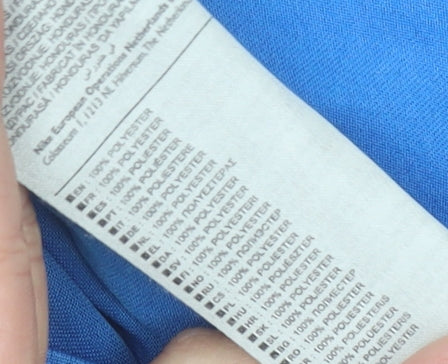 Nike Men's Blue Sports T-Shirt Small