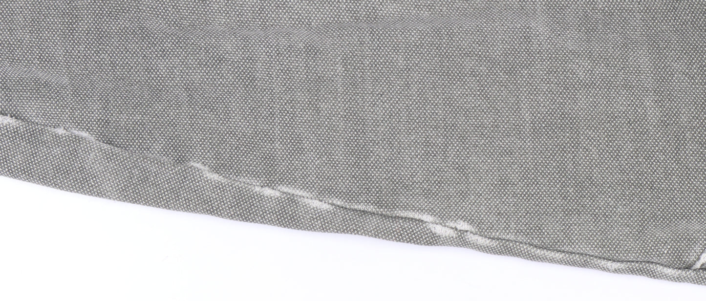 Crew Clothing Men's Grey Sweatshirt, Size L, High Neck, Logo