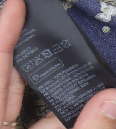 H&M Women’s Multicoloured Floral Tunic Blouse Size 12