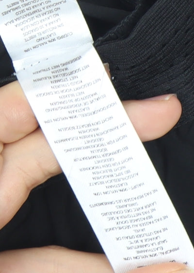 MAN Active Mens Black L Jogger Trousers Polyester Elastane Running Gym