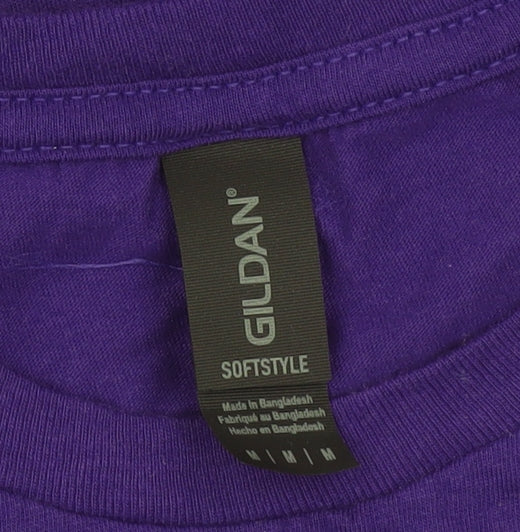 Gildan Men's Purple Medium Crew Neck Graphic Print T-Shirt Jubilee 2022