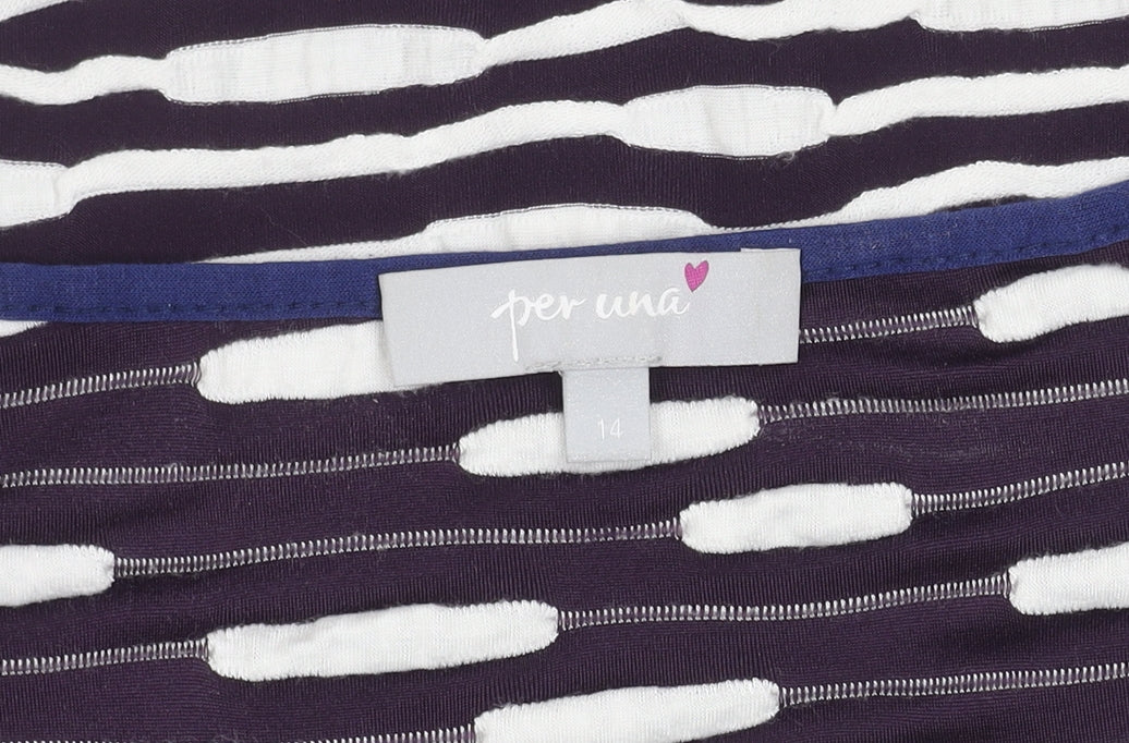 Marks and Spencer Per Una Women’s Striped T-Shirt Size 14