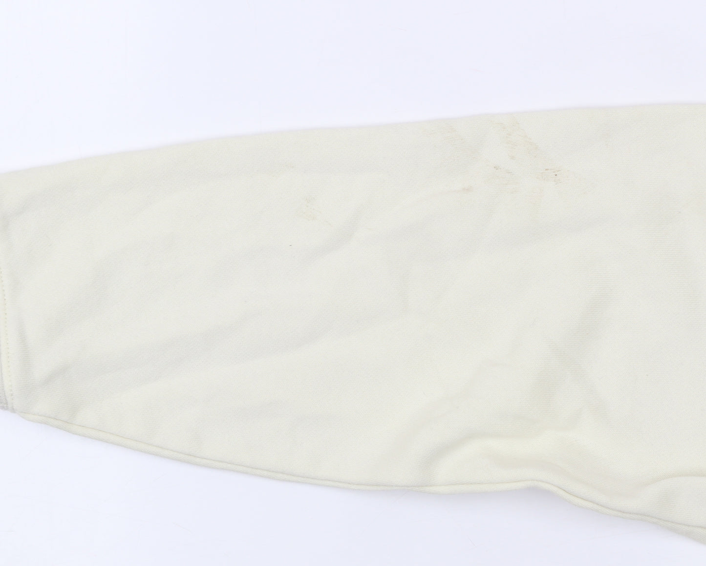 Nike Unisex Ivory L Pullover Sweatshirt Crew Neck Cotton Blend