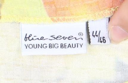 Hiro Saku Womens Yellow Fruit Print Cropped T-Shirt Size 14