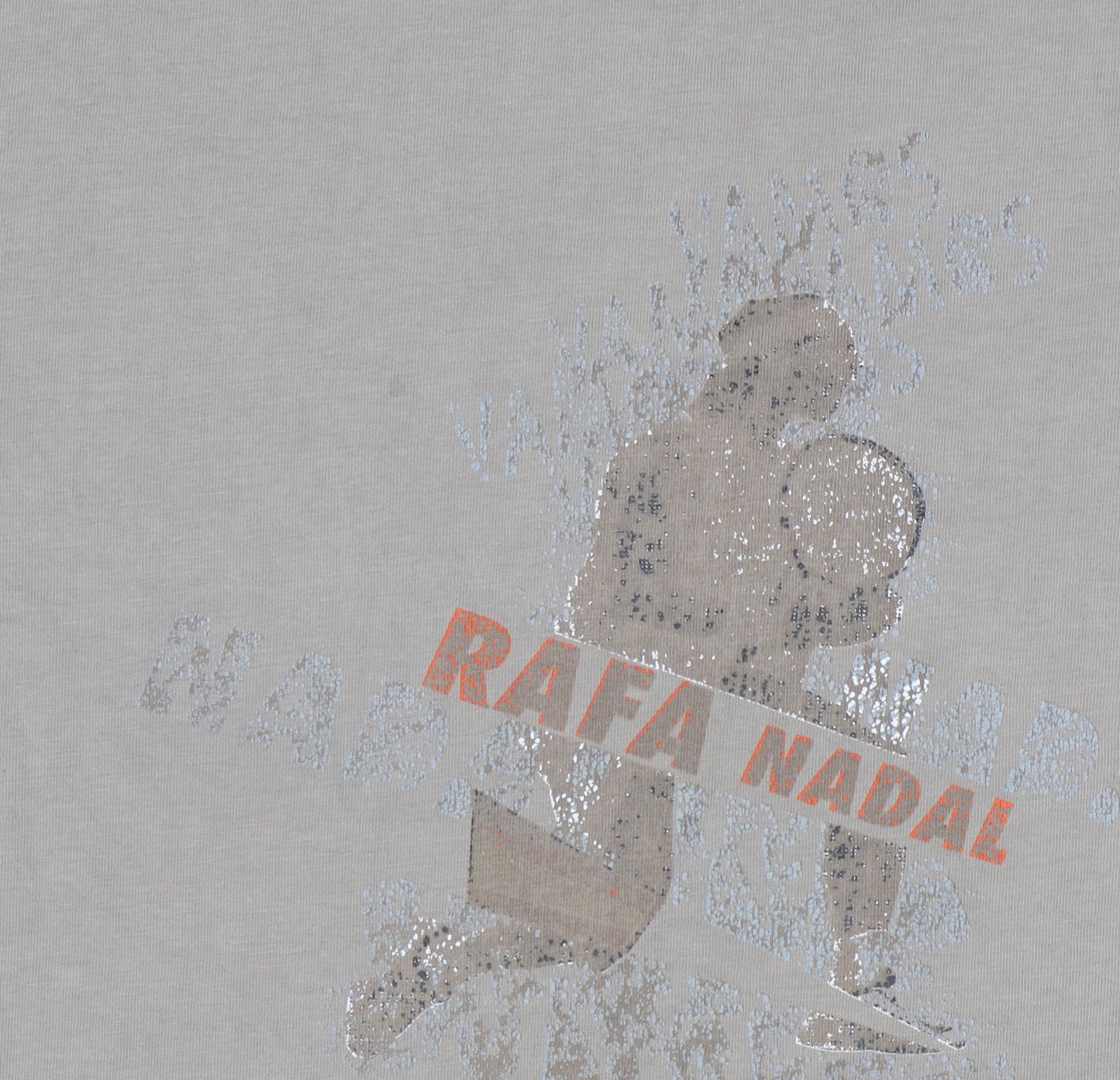 Nike Boys Beige Rafa Nadal Graphic T-Shirt XL Tennis Sportswear