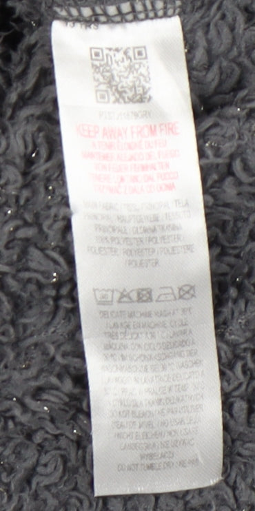 Peter Storm Girls Grey Fleece Hoodie Pullover Age 13 Years Outdoor Casual