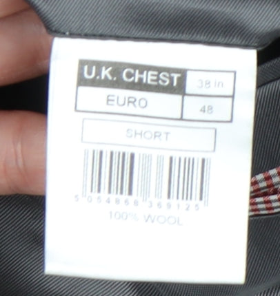 Ben Sherman Men’s Blue Wool Slim Fit Blazer Jacket 38S