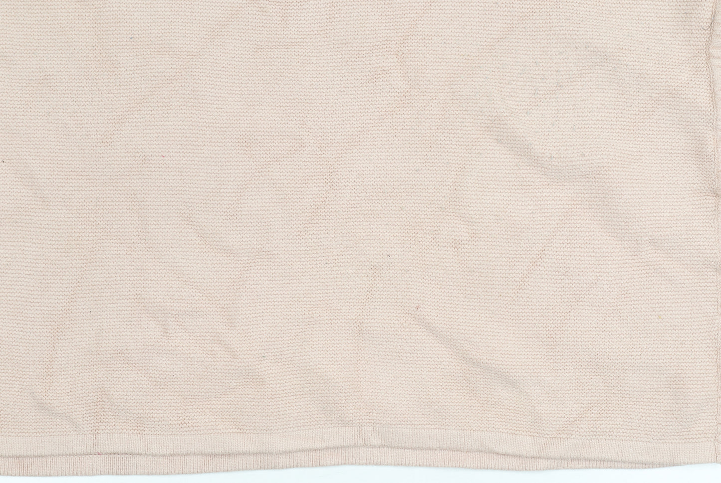 Marla Wynne Women’s Beige Mock Neck Pullover Jumper Size M
