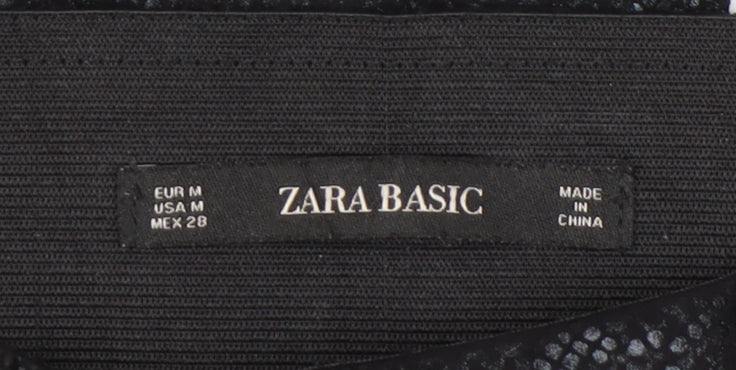 Zara Basic Women’s Black Animal Print Leggings Size M