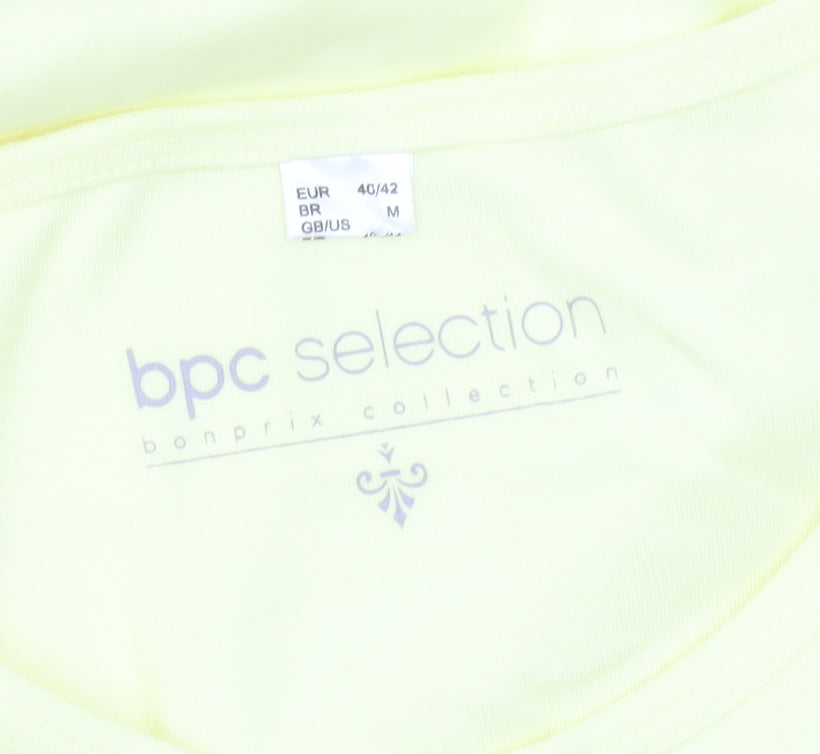 bpc Selection Women’s Yellow Floral Cotton T-Shirt Size 14