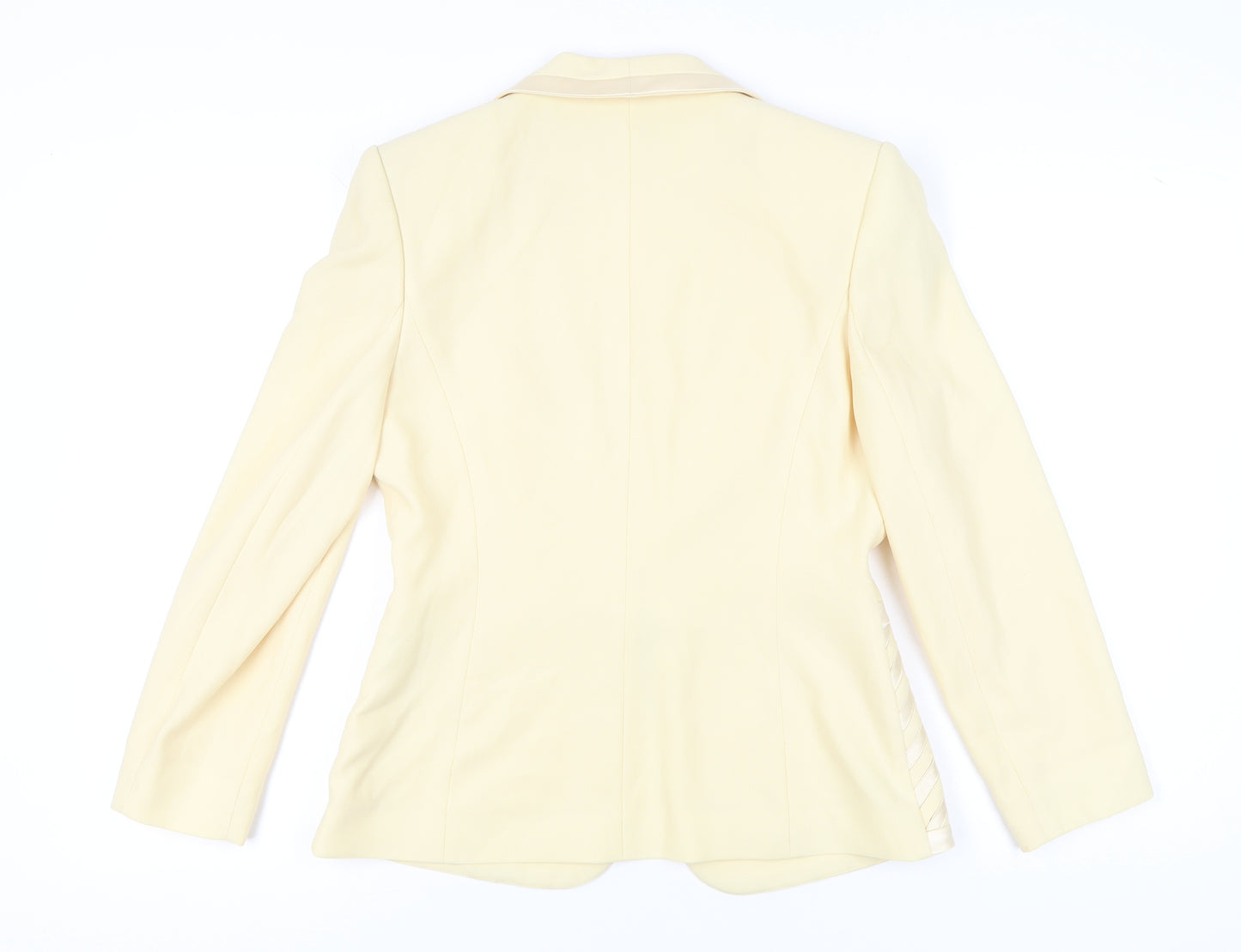 Ronald Joyce Occasion Wear Women's Ivory Blazer Jacket Size 12