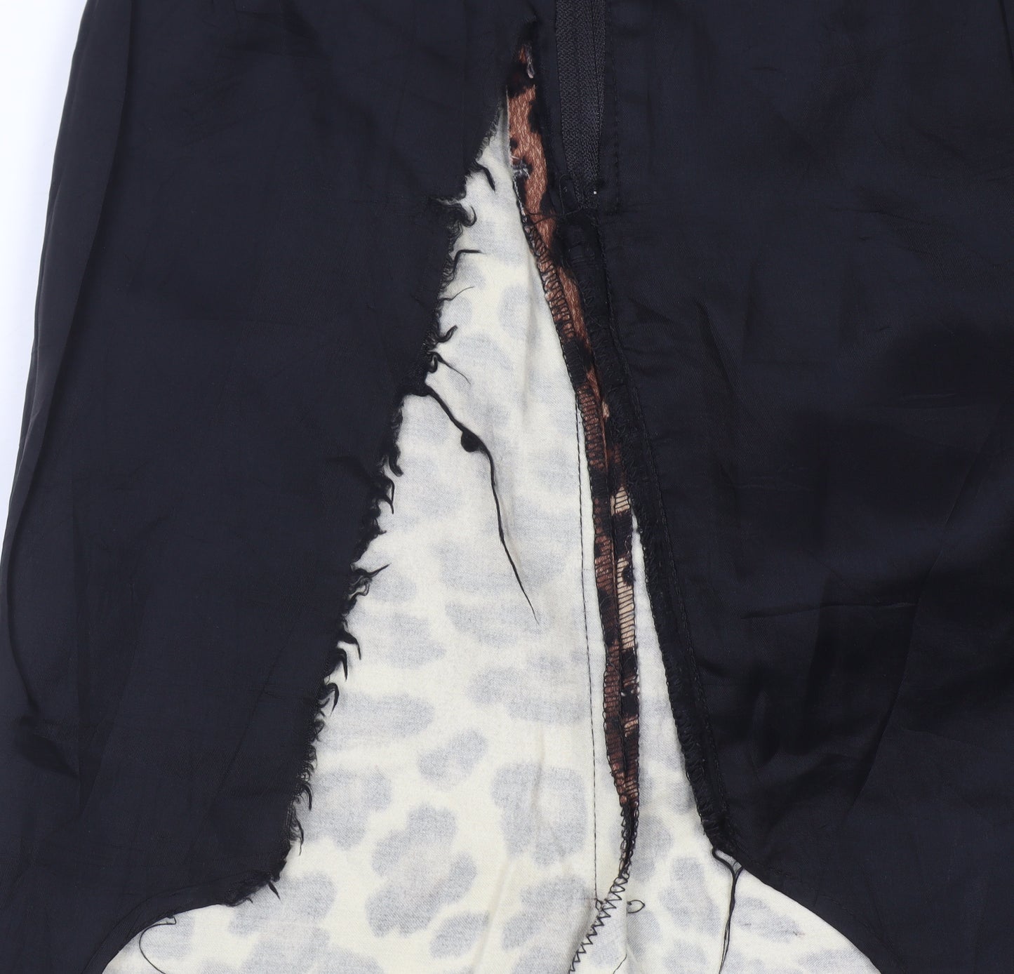 Le Chateau Womens Brown Leopard Print Pencil Skirt Size 6