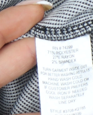 En Focus Studio Women’s Grey A-Line Knee Length Dress Size 8