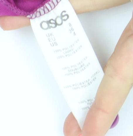 ASOS Women’s Pink Size 8 Slip Dress Scoop Neck Sleeveless