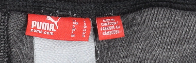 Puma Men’s Black L Athletic Sports Shorts with Pockets