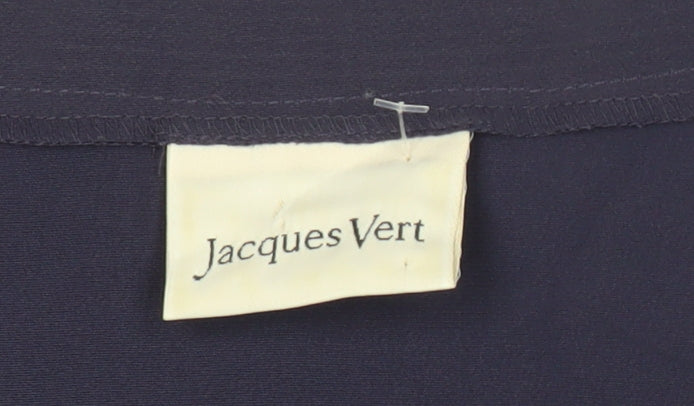 Jacques Vert Women’s Purple Blouse Size 20 Short Sleeve Polyester