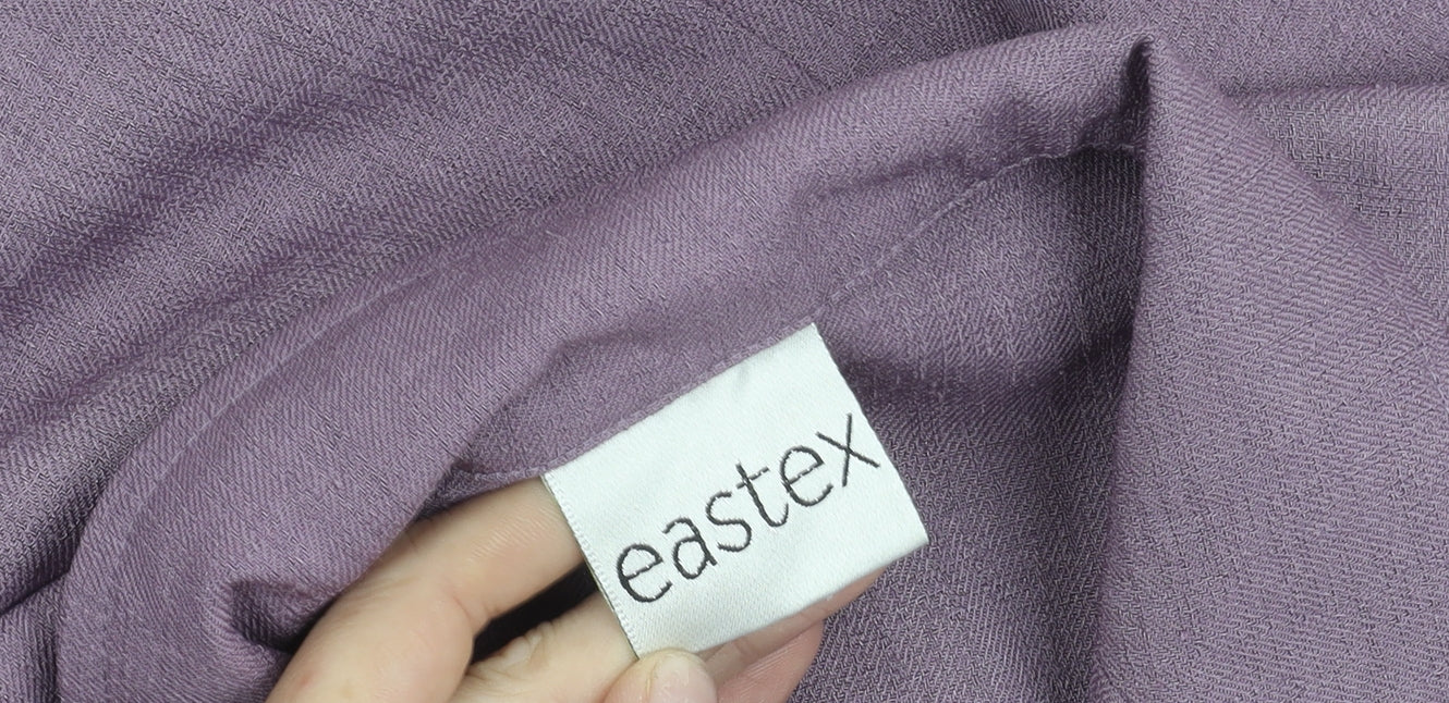 Eastex Women’s Purple Size 10 Shirt Dress Collared Short Sleeve