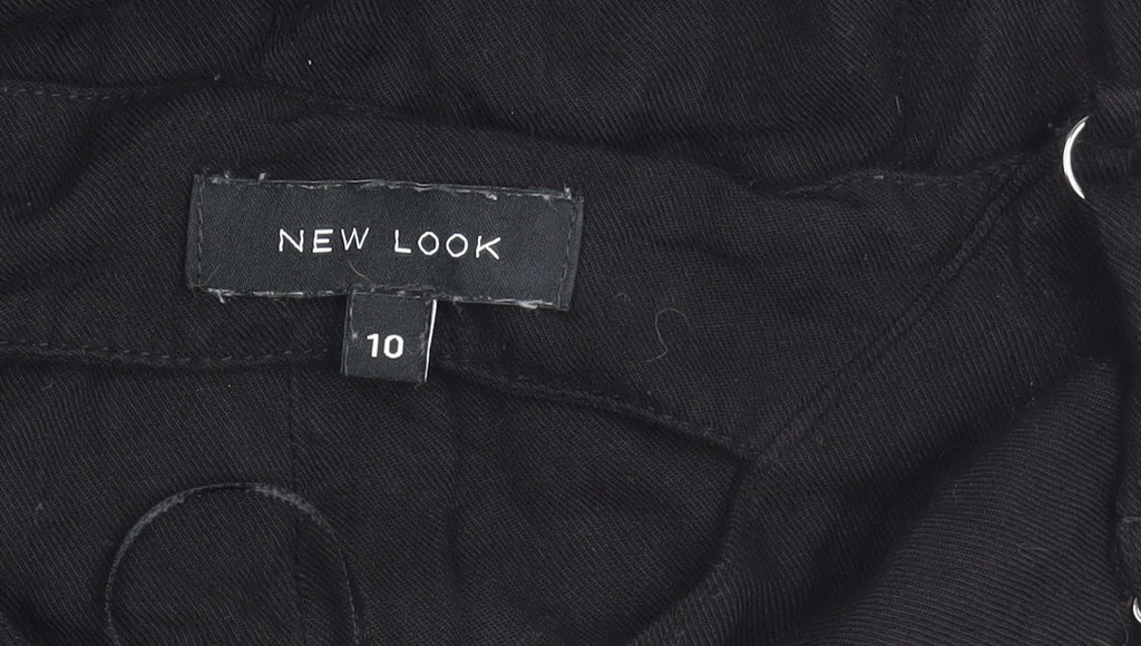 New Look Women’s Black Jumpsuit Size 10 Sleeveless Viscose