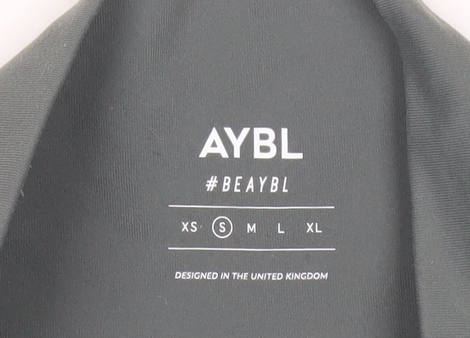 AYBL Womens Grey Biker Shorts Size S Gym Training Yoga Stretch