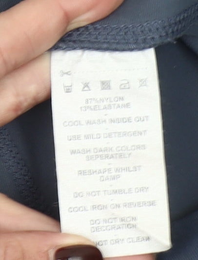 AYBL Womens Black High Waist Biker Shorts S Gym Training Activewear