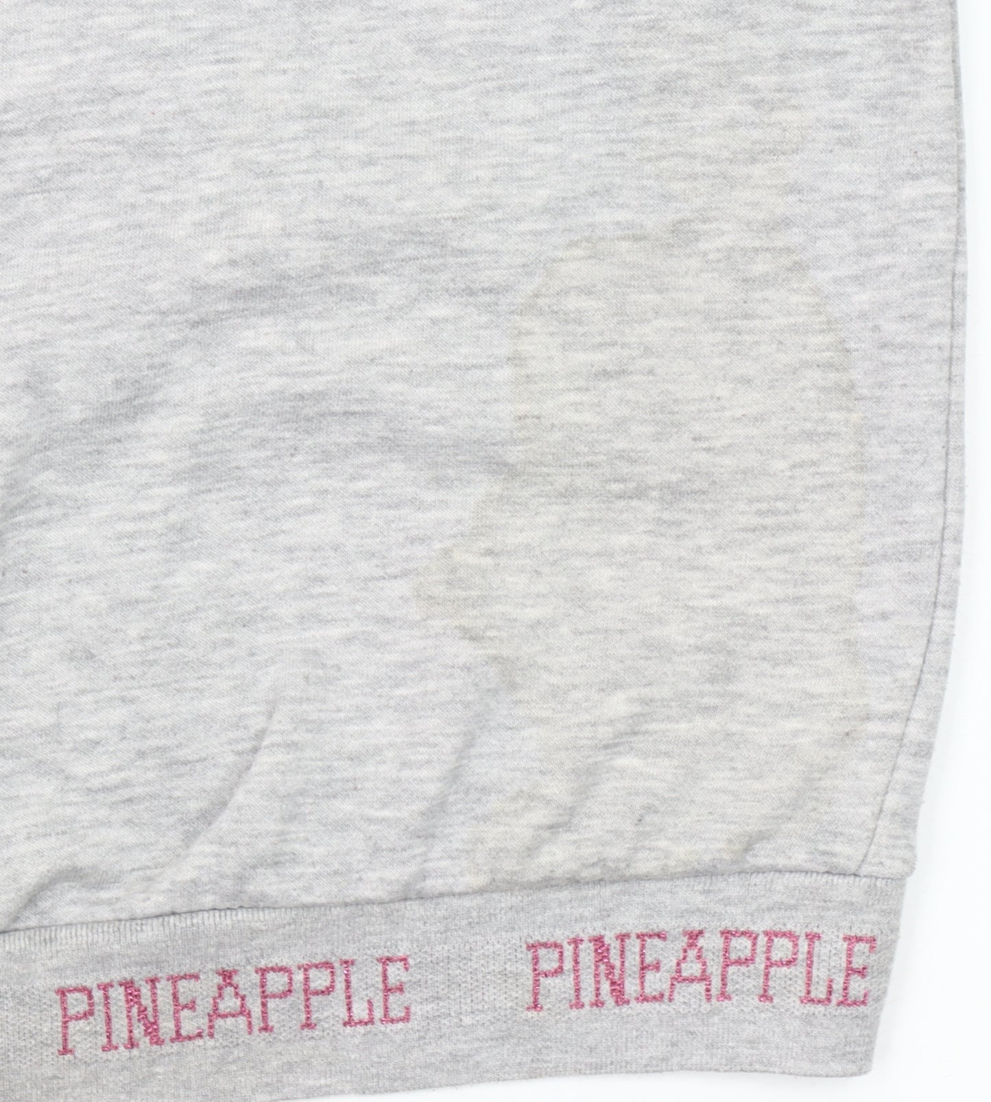 Pineapple Girls Grey Pullover Hoodie 9-10 Years Dance Logo Fleece