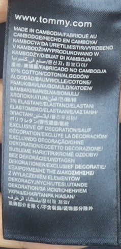 Tommy Hilfiger Denim Men's Navy Long Sleeve Formal Shirt L