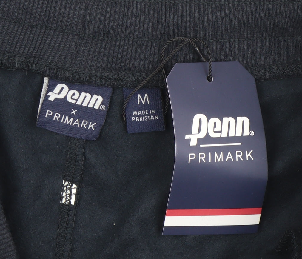 Penn Sport Men’s Black Athletic Shorts Medium Elastic Waist Drawstring