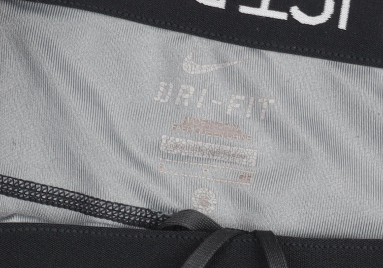 Nike Dri-FIT Women's Black Abstract Capri Sports Leggings Size M