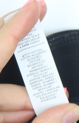 Nike Women's Black XS Biker Activewear Shorts Stretch Cotton