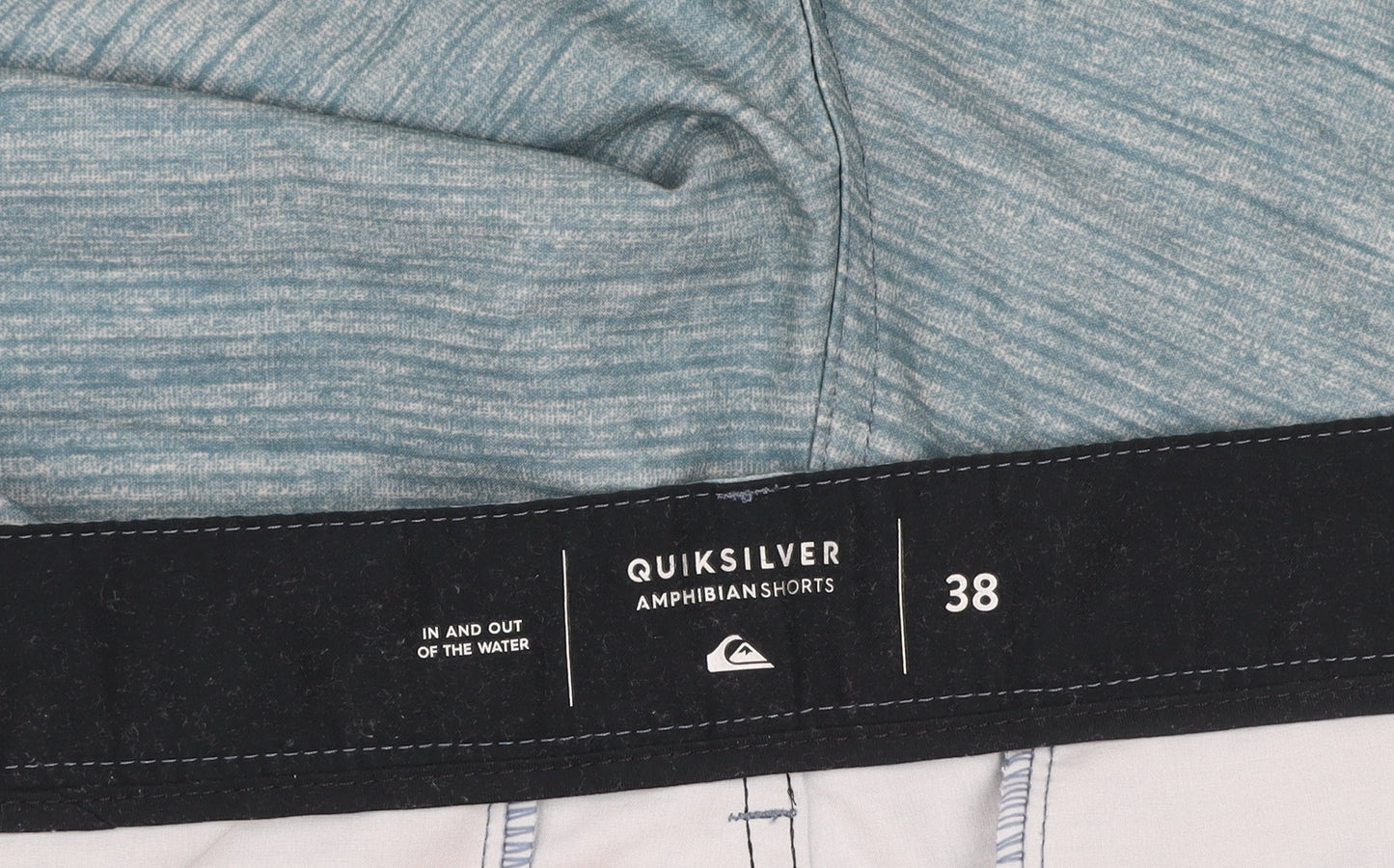 Quiksilver Men's Blue Amphibian Chino Shorts Size 38 Quick Dry