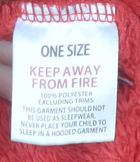 Liverpool FC Boys Red Fleece Hooded Robe One Size LFC Official Product