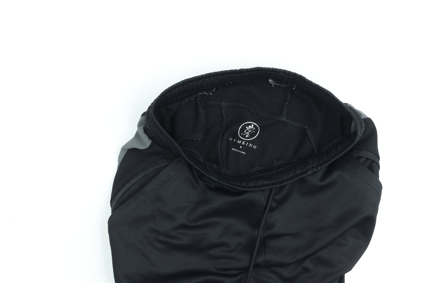 Gym King Men's Black Slim Fit Jogger Trousers Size M