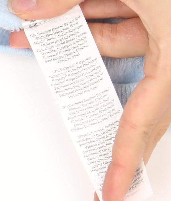 Disney Girls Blue Stitch Fleece Pyjama Top 9-10 Years Cute Winter Nightwear