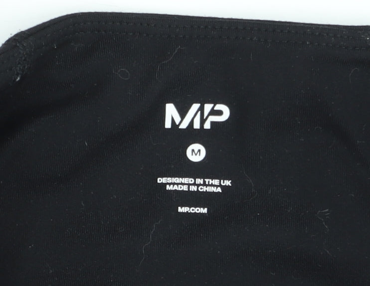 MP Women's Black Medium Capri Leggings Activewear Stretchy Gym