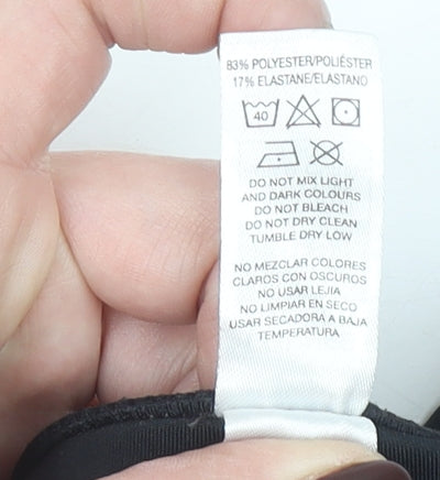 Dunnes Stores Girls Black Biker Shorts 8-9 Years Activewear