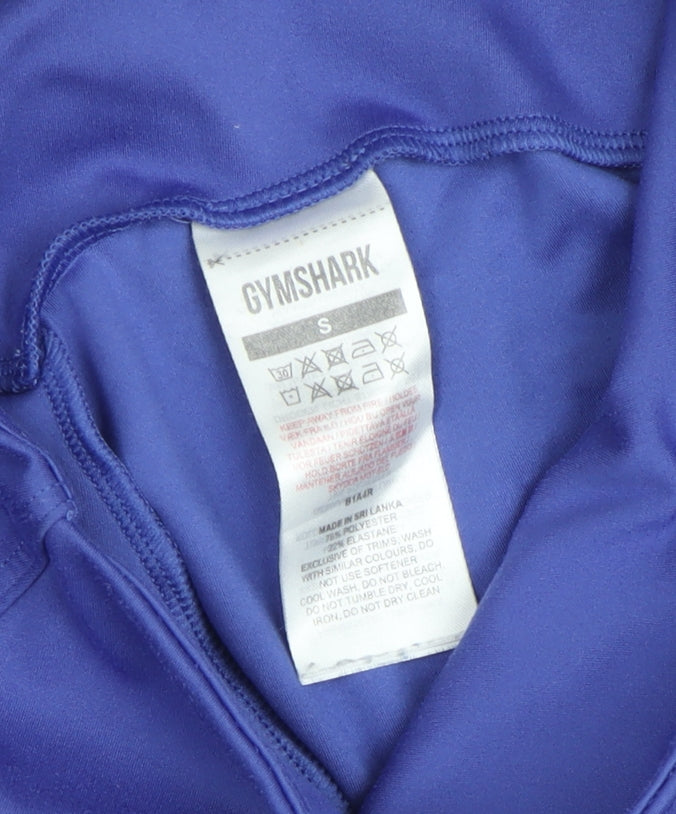 Gymshark Women's Blue Small High Waist Biker Shorts Activewear