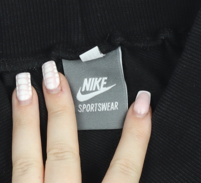 Nike Boys Black Athletic Shorts Size 8 Years Sportswear Elastic Waist