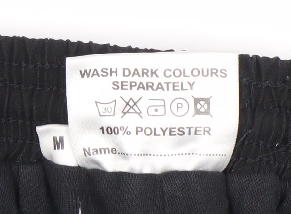 Intosport Men’s Black Track Pants M Quick Dry Straight Leg