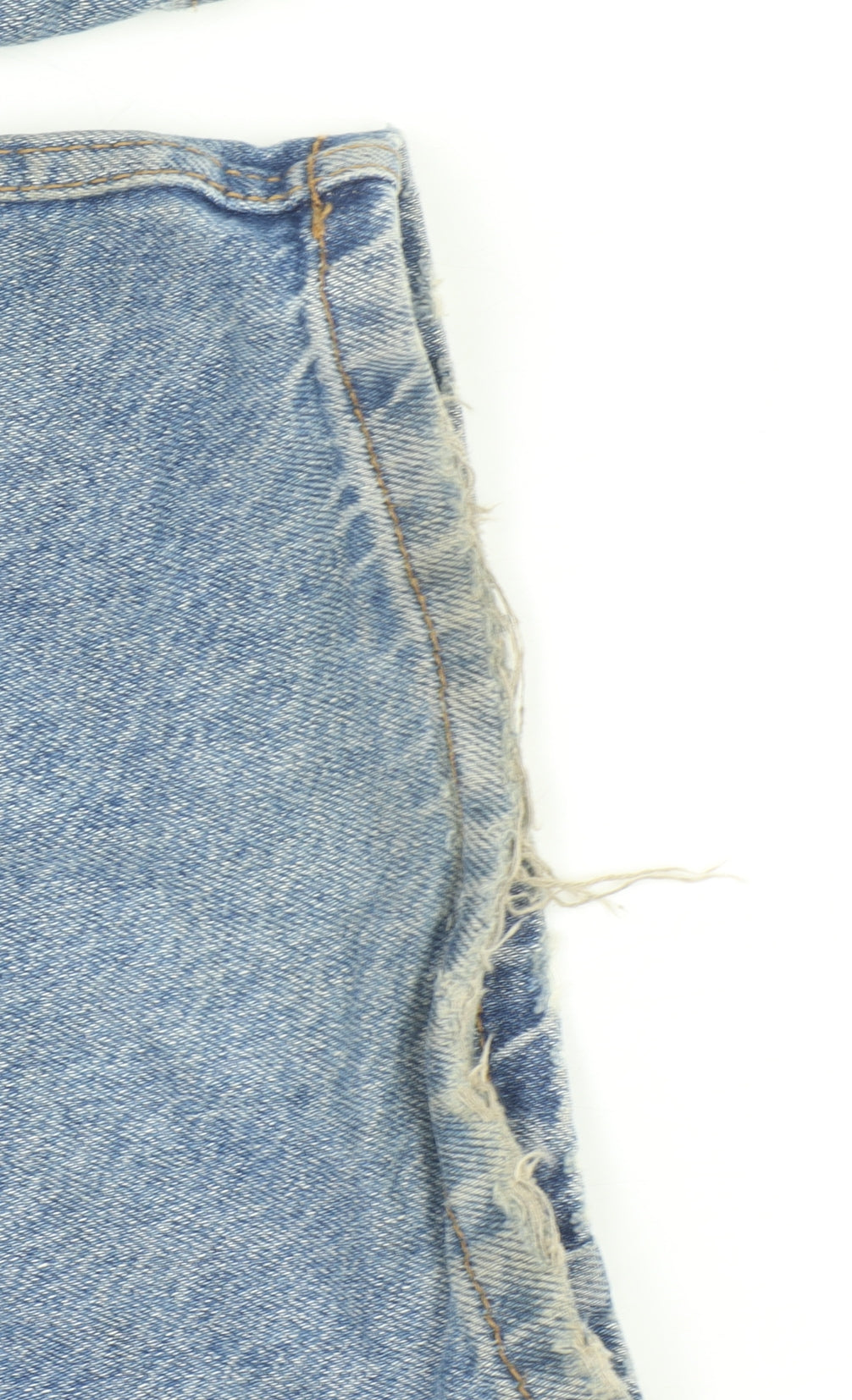 Stradivarius Womens Blue High Rise Straight Jeans UK 10