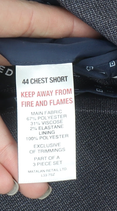 Taylor & Wright Men's Grey 44S Tailored Suit Jacket Short