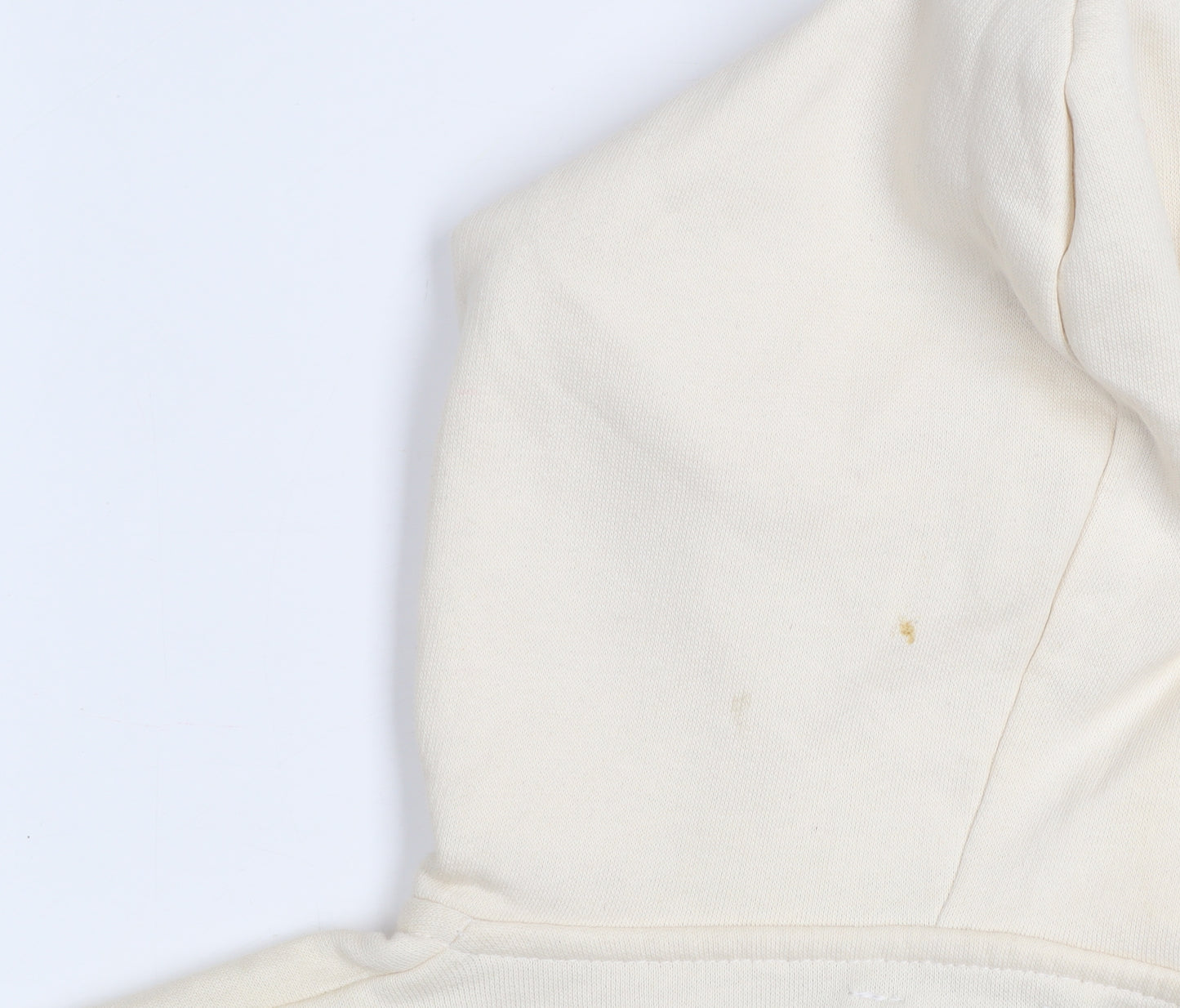 PrettyLittleThing Women's Beige Full Zip Hoodie Size S Cotton Blend